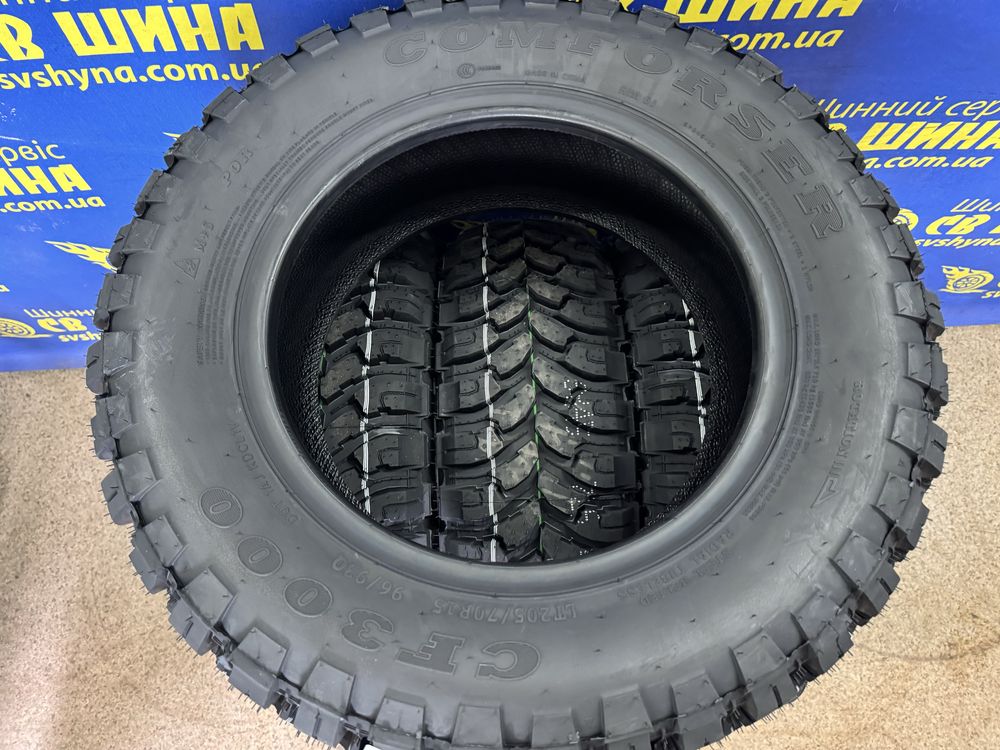 Болотні всесезонні шини 205/70R15 Comforser CF3000 MT