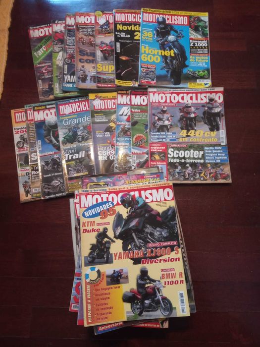 40 revistas de Motociclismo (anos 90 e inícios de 2000) - só completo!