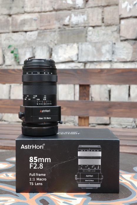 Об'єктив Astrhori 85mm 2.8 Tilt Macro Lens Fullframe для Canon RF