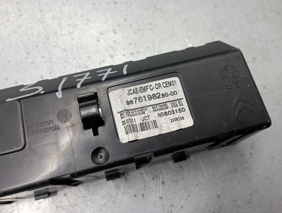 Display / ecrã de informações CITROËN C4 II (B7)