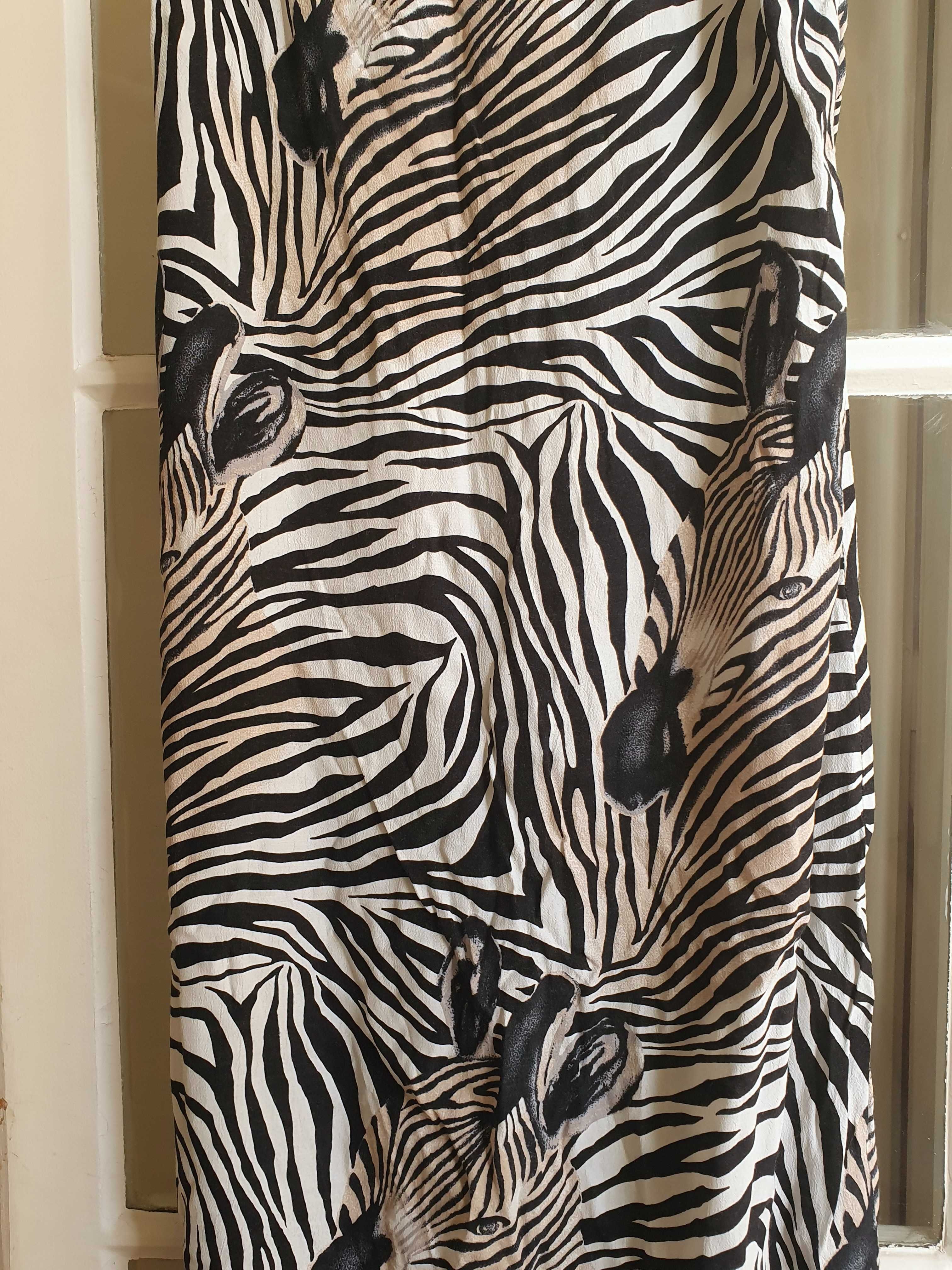 Fun Long Zebra Dress! Divertido vestido comprido de zebra!