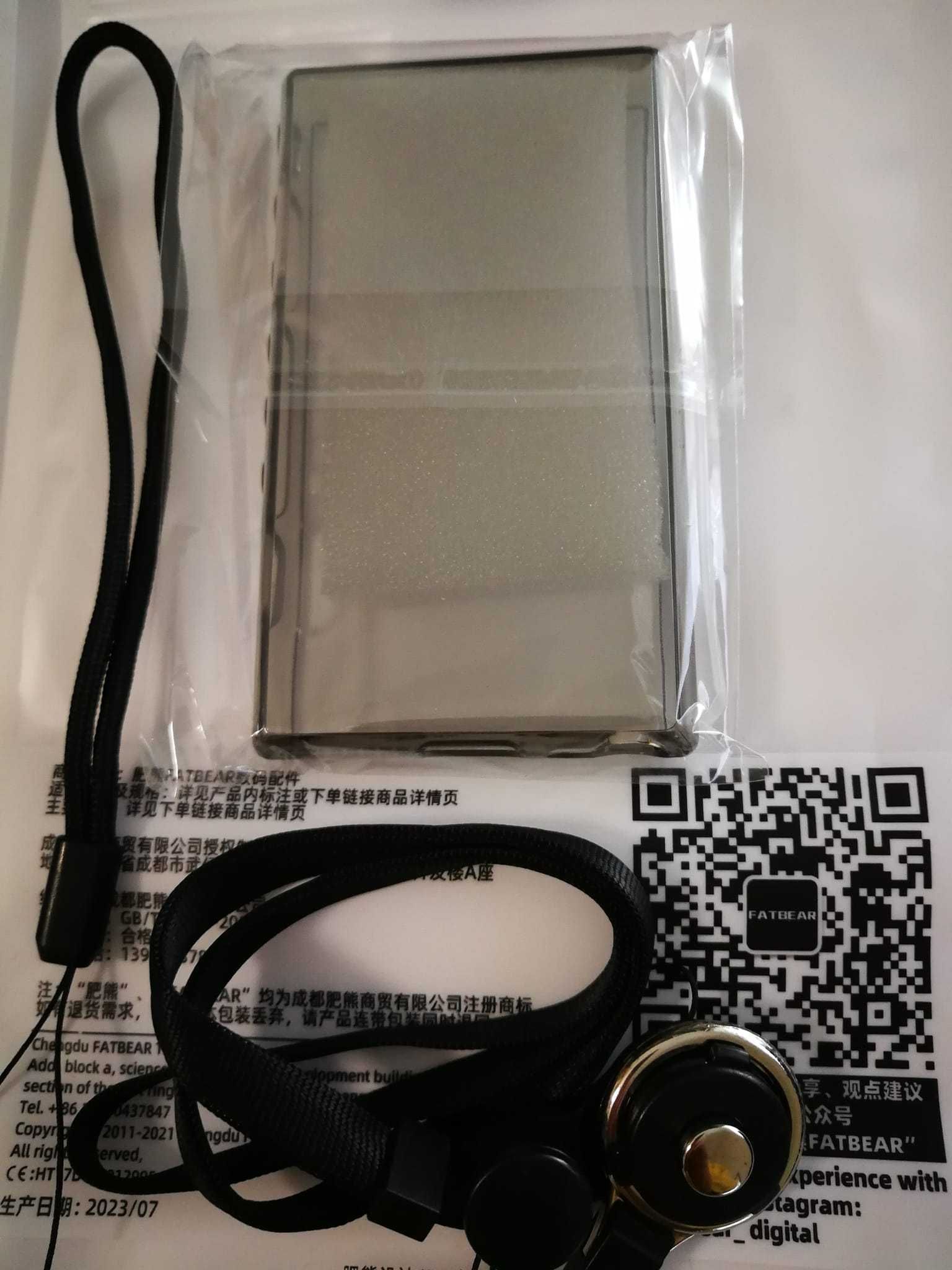 SONY Walkman NW-A105, capa protectora em silicone clear black nova