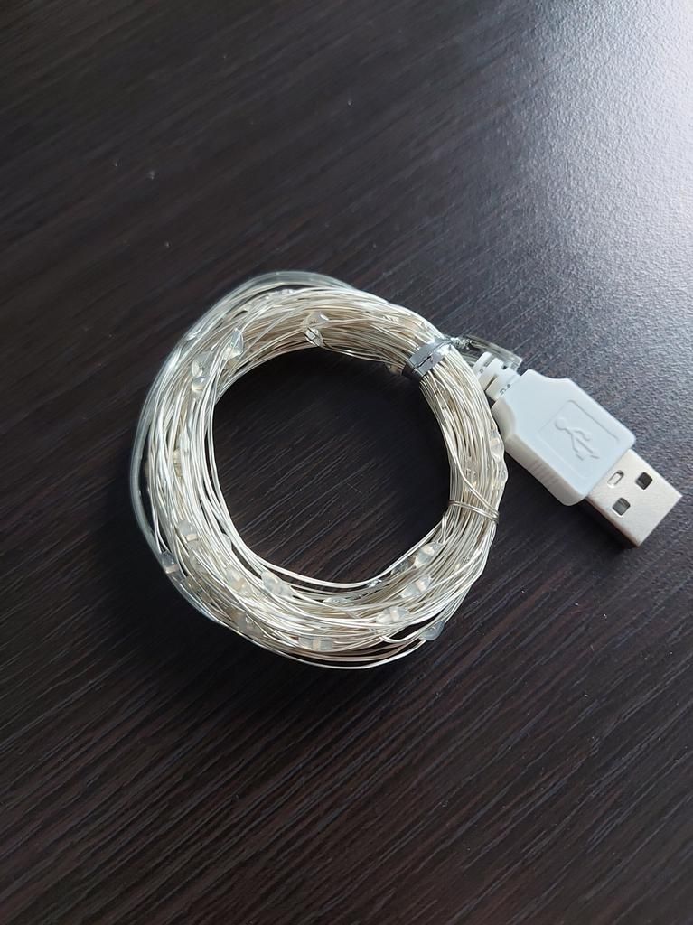 Світлодіодна гірлянда 5м usb