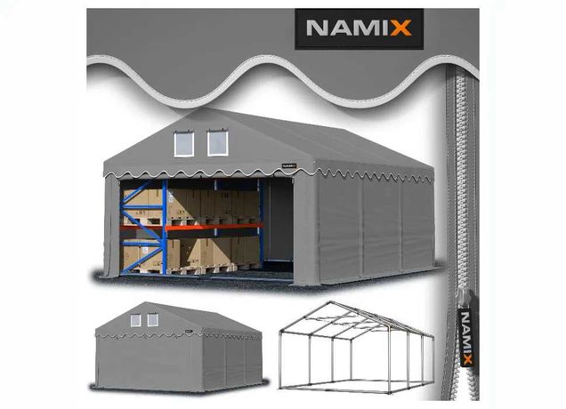 Namiot ROYAL 6x6 magazynowy wiata garaż wzmocniony PVC 560g/m2