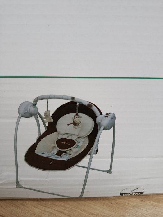 Bujaczek elektryczny leżaczek huśtawka niemowlęca Apollo Sun Nowa