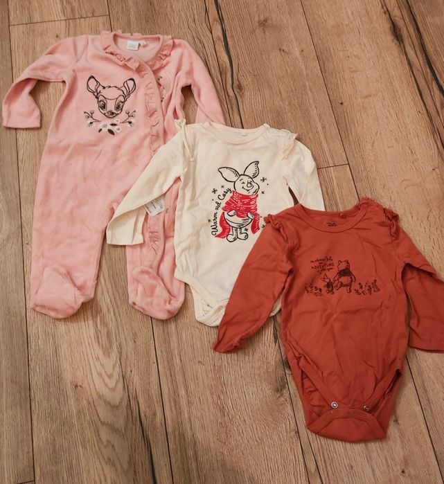 Body i pajacyk niemowlęcy rozmiar 74