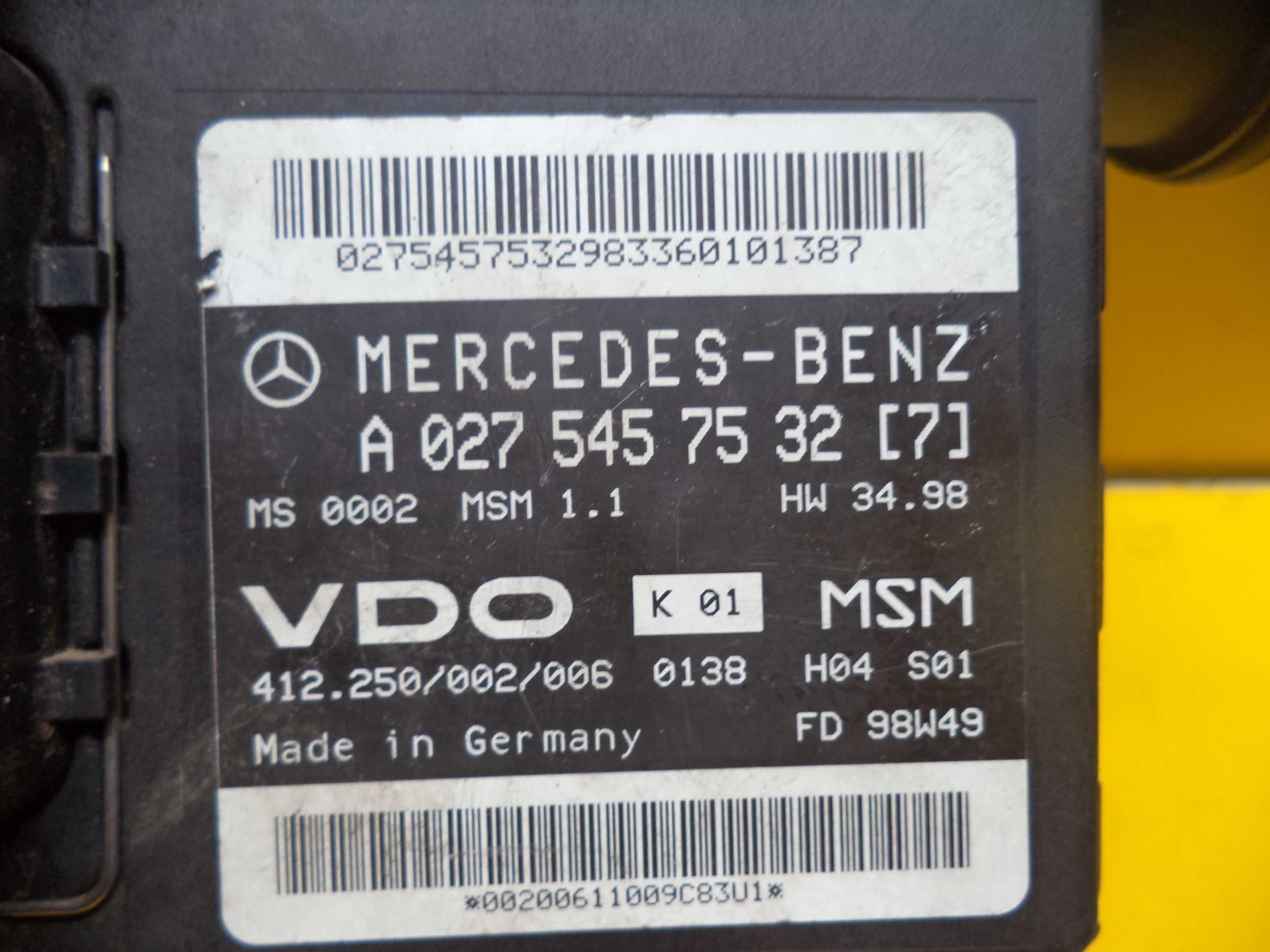 Блок управления двигателем Mercedes A-Class (1,4-1,6-1,9) з 97-04 р.в.