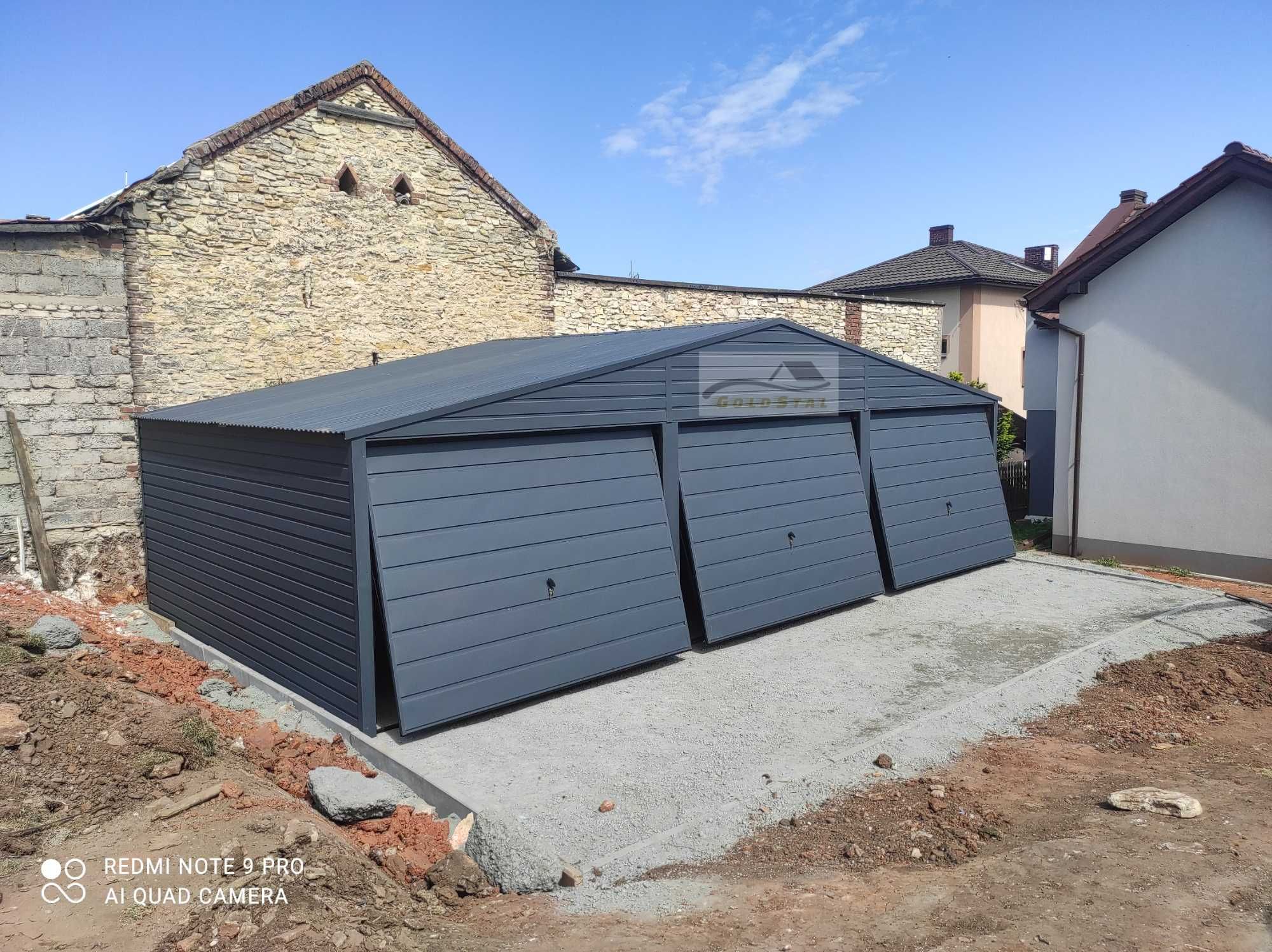 Garaż blaszany 6x5,5, 6x6, 6x5, 4x6, 7x6, 4x5, 3x5, 9x6, 7x7, 6x5,8