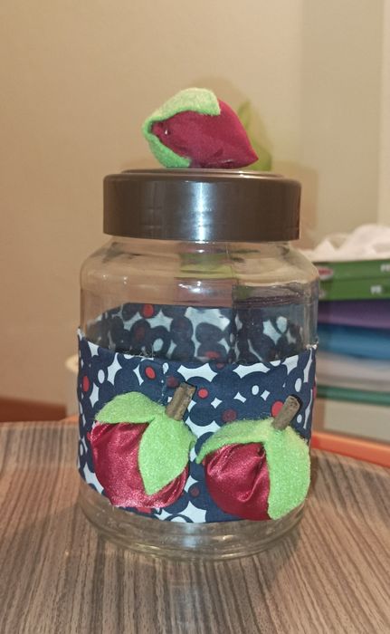 Frasco Decorado à Mão