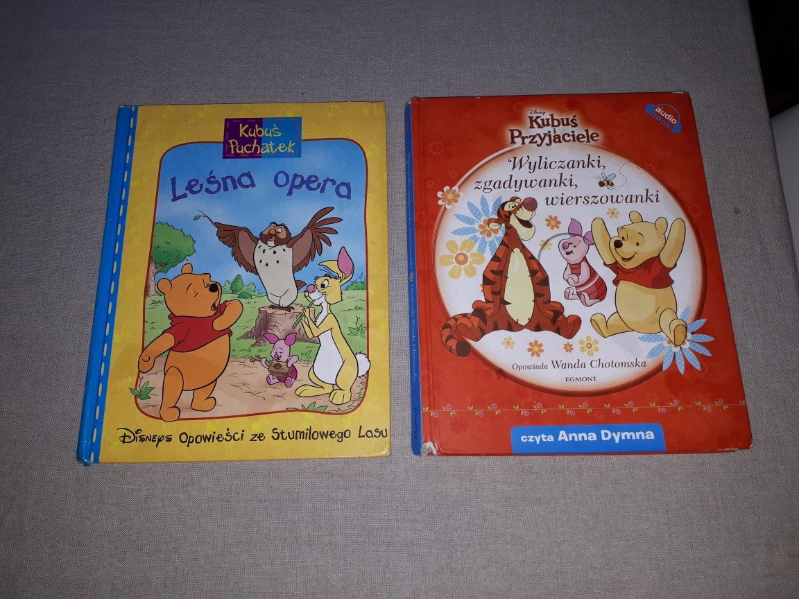 Książki dla dzieci a4 Kubuś Puchatek wyliczanki zgadywanki Anna Dymna