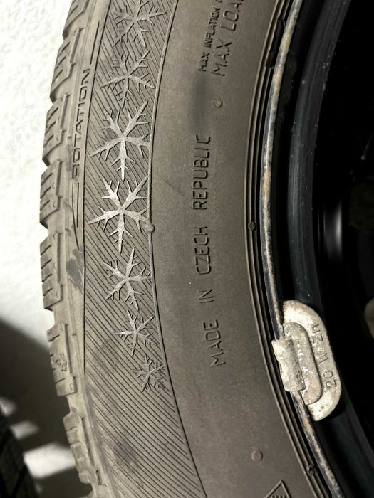 Koła felgi stalowe VW 15", opony zimowe Barum Polaris 3 185/65 R15