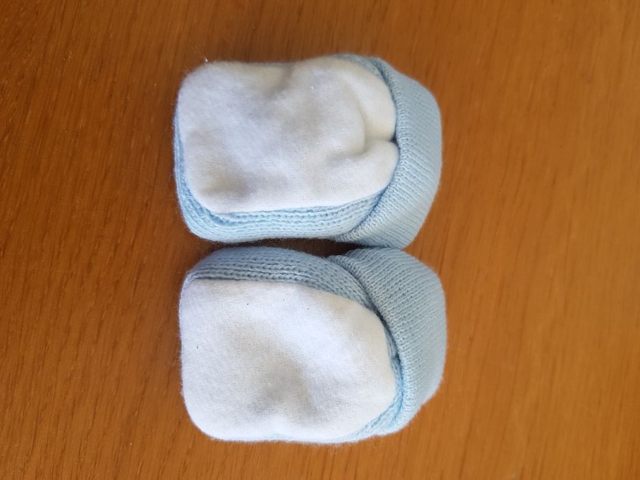 Pantufinhas bebé azul