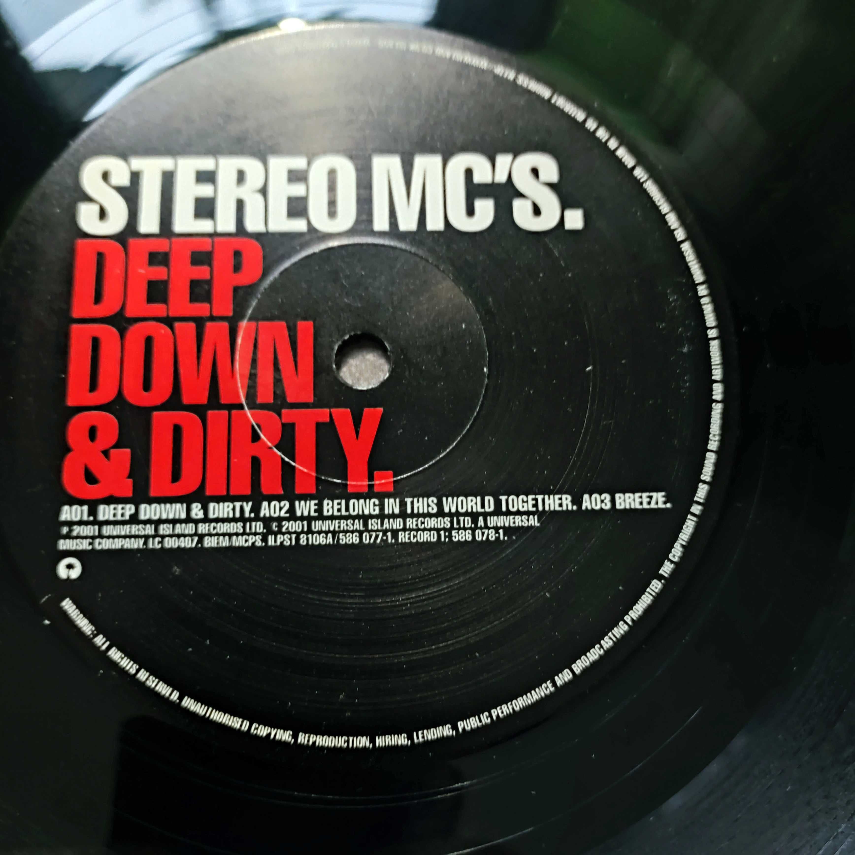 STEREO MC'S - DEEP DOWN & DIRTY (ALBUM 2001r. ) 3 x LP 12" winyle 3