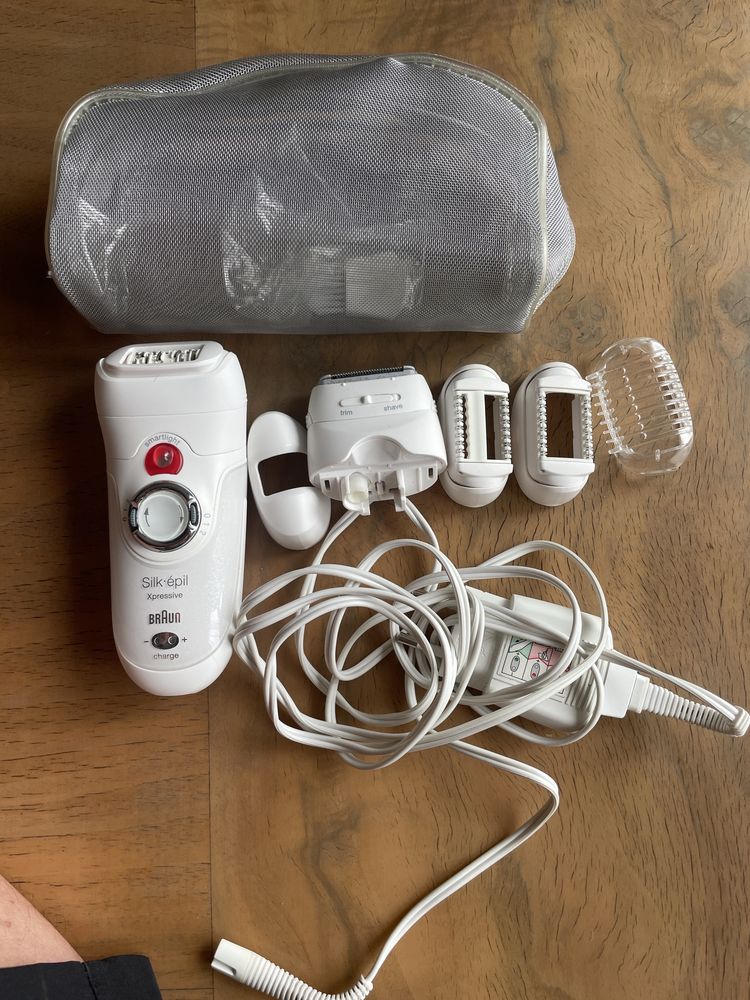 Depilator Braun Silk‑épil 5 / 7 (model 5375) – komplet.Stan BDB