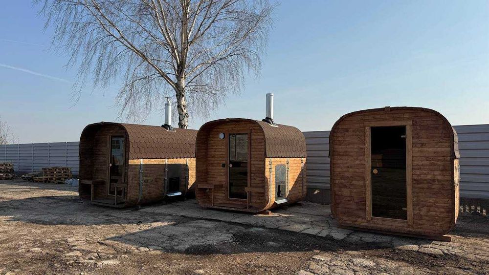 Sauna ogrodowa QUADRO mini 185 cm do montażu