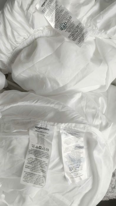 Prześcieradło białe z gumką 180x200x30 TODOCAMA