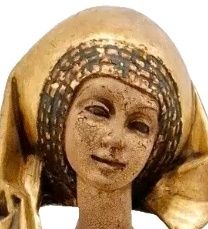 Figura Rzeźba 75 cm św. Elżbieta  XIX w