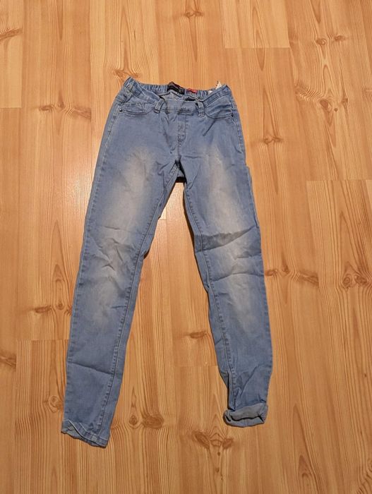 Damskie niebieskie jegginsy (joggers) House rozmiar S 36