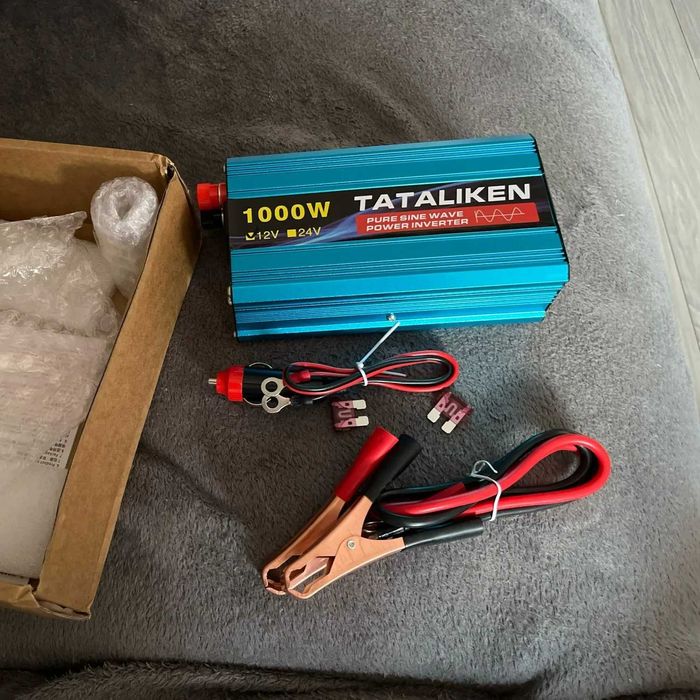 Инвертор преобразователь напряжения 1000W (чистая синусоида) на 220В