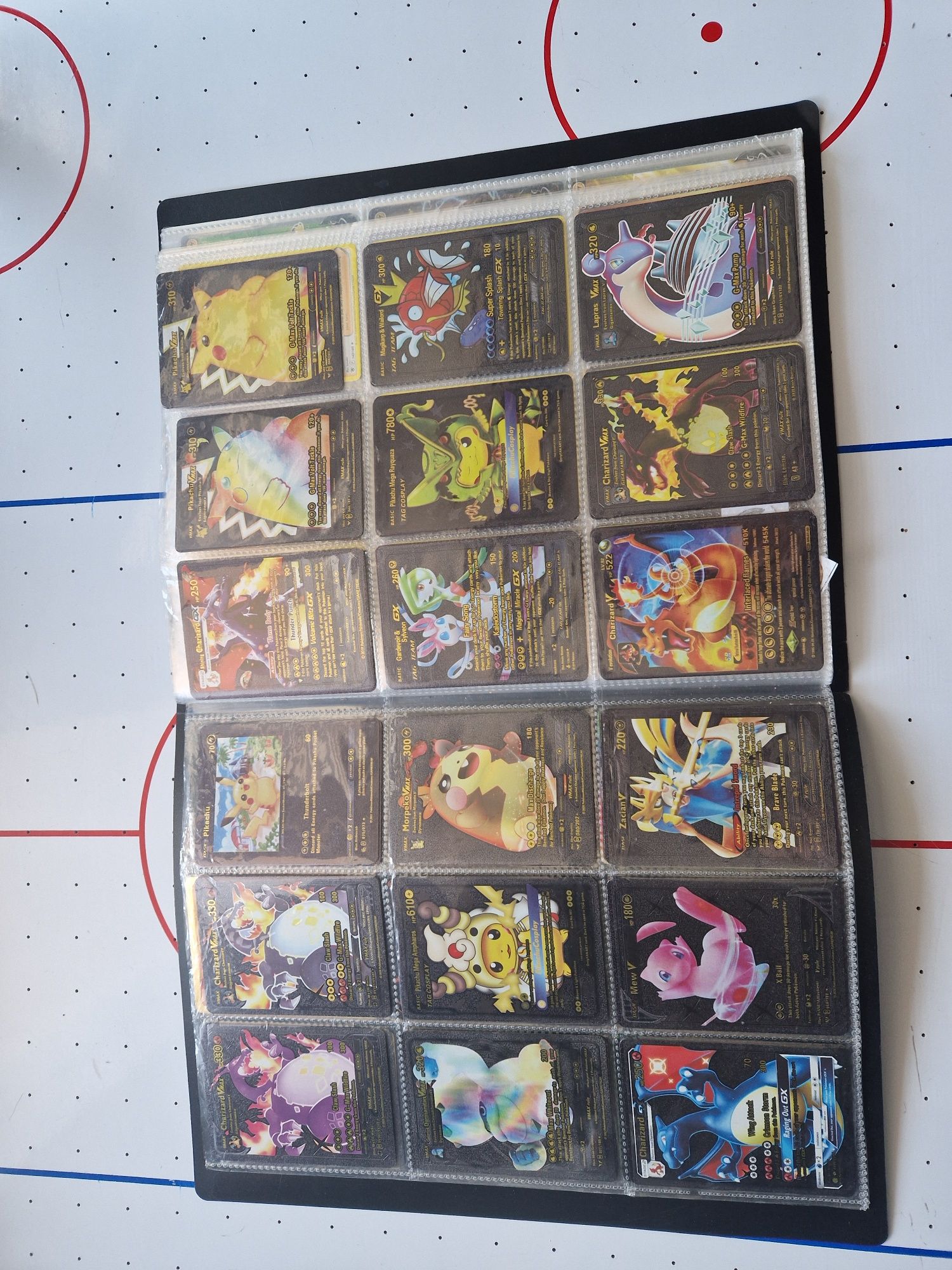 Album karta karty pokemon około 162 sztuki