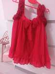 Vestido vermelho menina