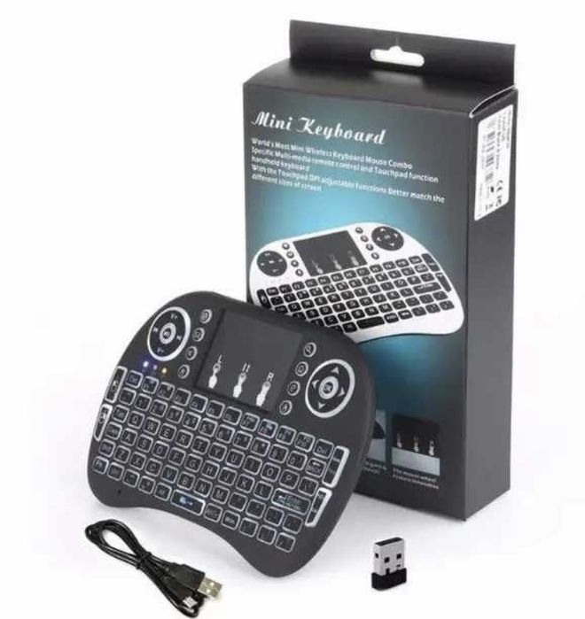 Беспроводная клавиатура MWK08 wireless i8 + touch