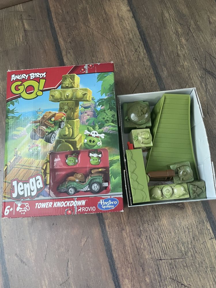 Angry Birds Go Jenga gra wyrzutnia