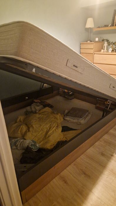 Sommier + colchao pikolin queen size
