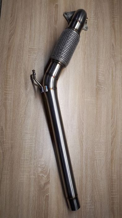 Даунпайп Skoda Octavia A5 Audi A3  Downpipe HEAT SHIELD