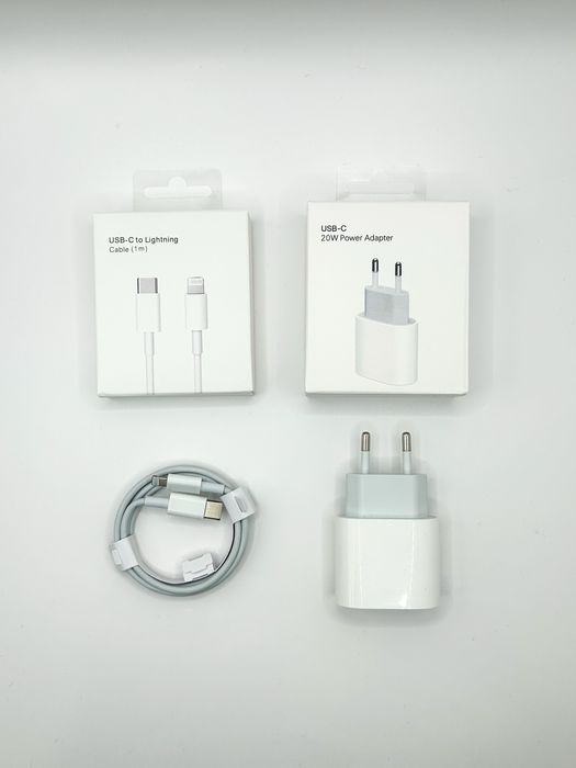 Zestaw do iPhone: Ładowarka + Kabel Lightning 1m NOWOŚĆ