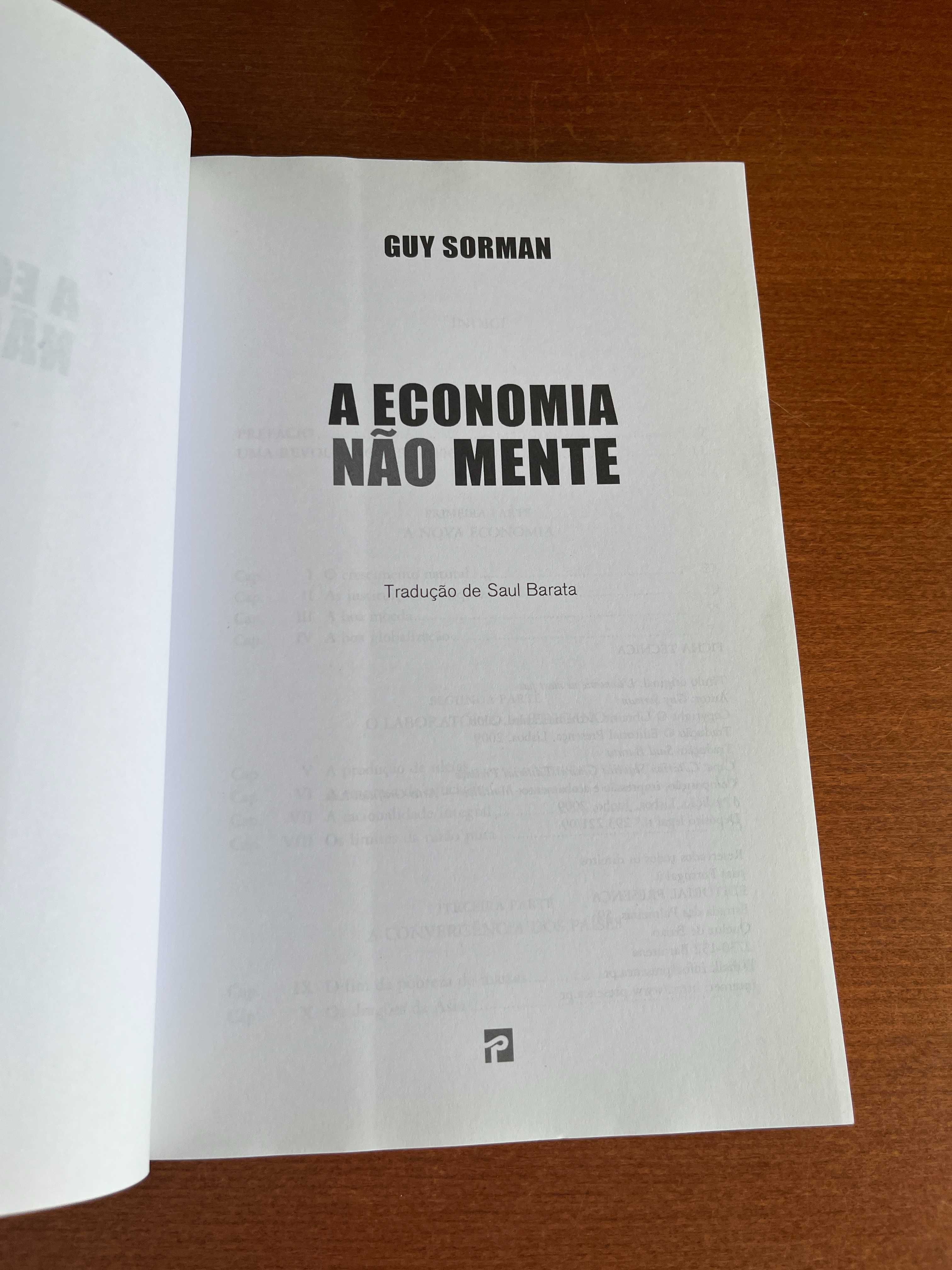 A Economia não Mente - Guy Sorman