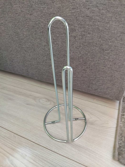 IKEA TORKAD Uchwyt na ręczniki srebrny