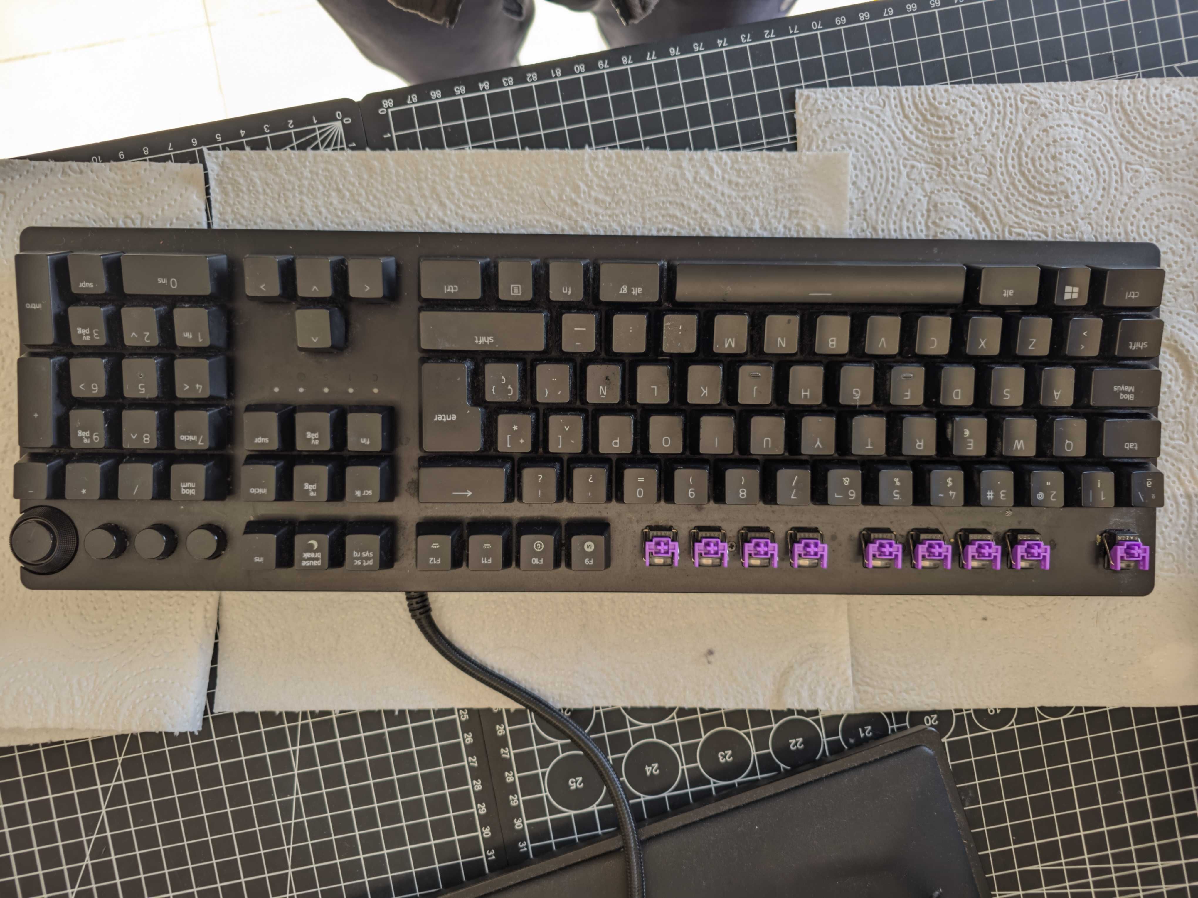 Klawiatura, Razer Huntsman Elite, Spanish-ES, clicky
