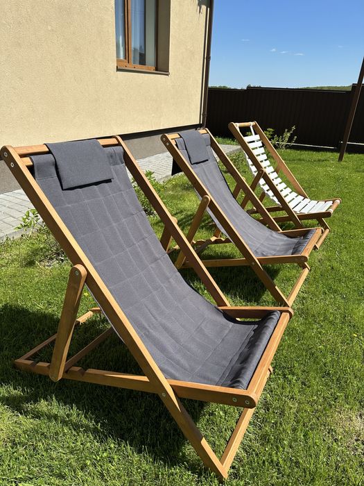 Клісло шезлонг, шезлонг у сад