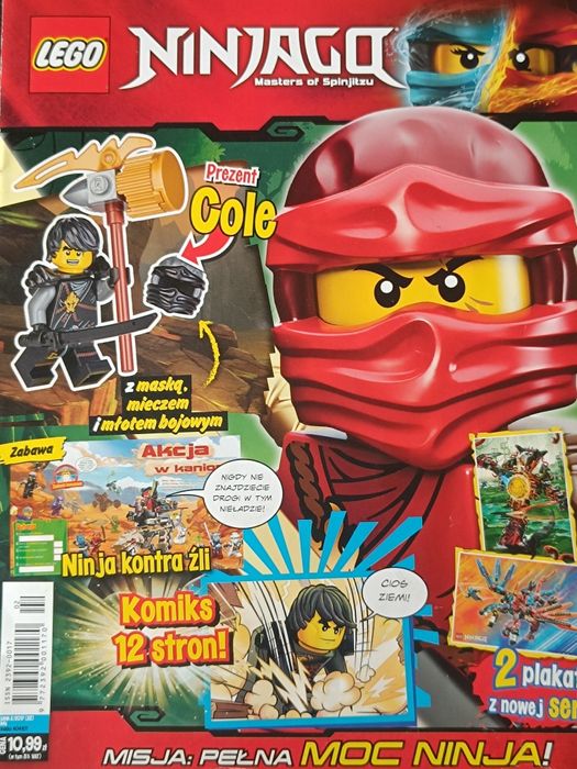 Figurka LEGO ninjago cole + komiks