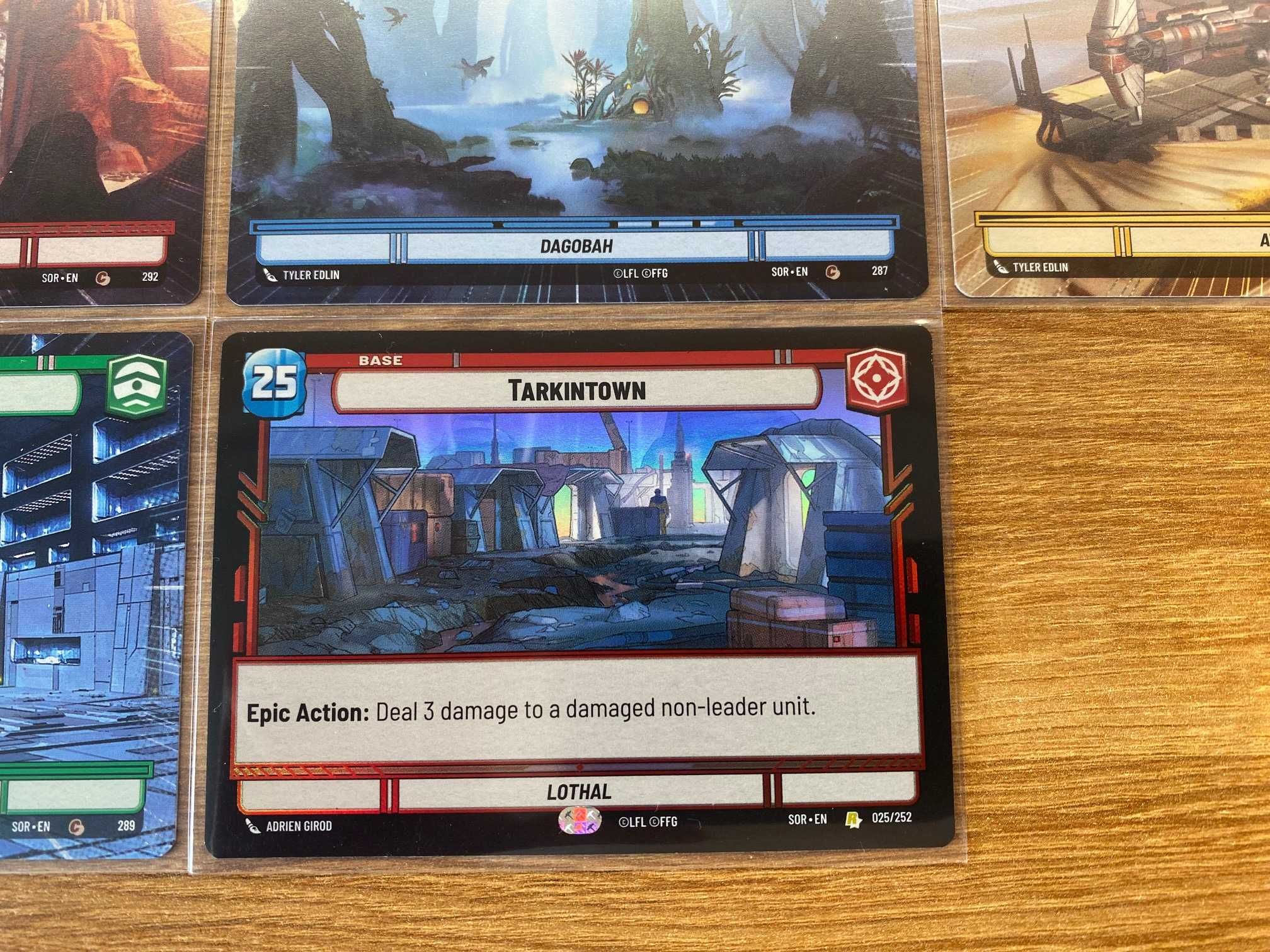 Star Wars Unlimited karty baz Hyperspace 4x i Regular Foil 1x