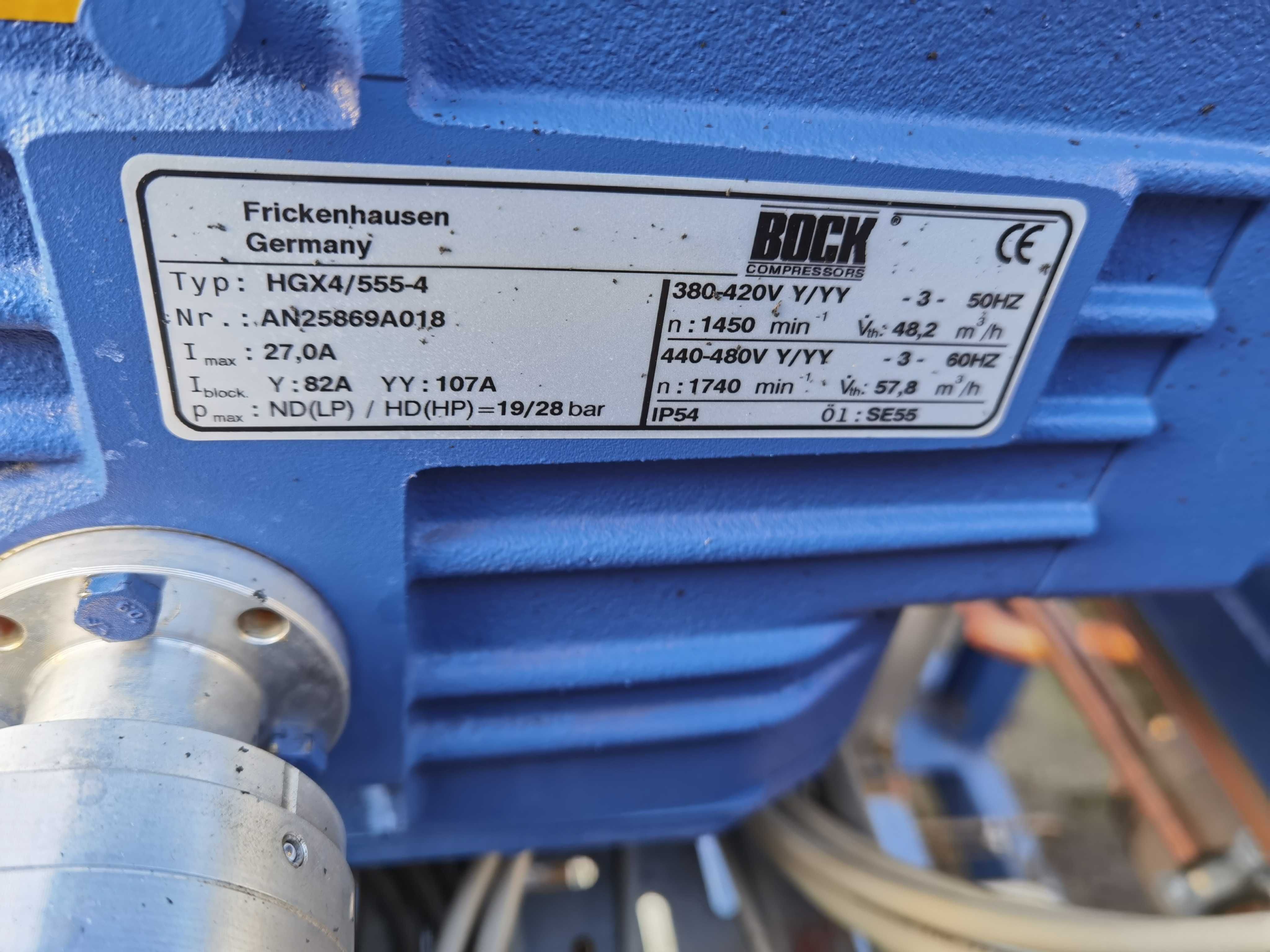Sprężarka agregat compressor BOCK HGX4/555-4  48m3/h