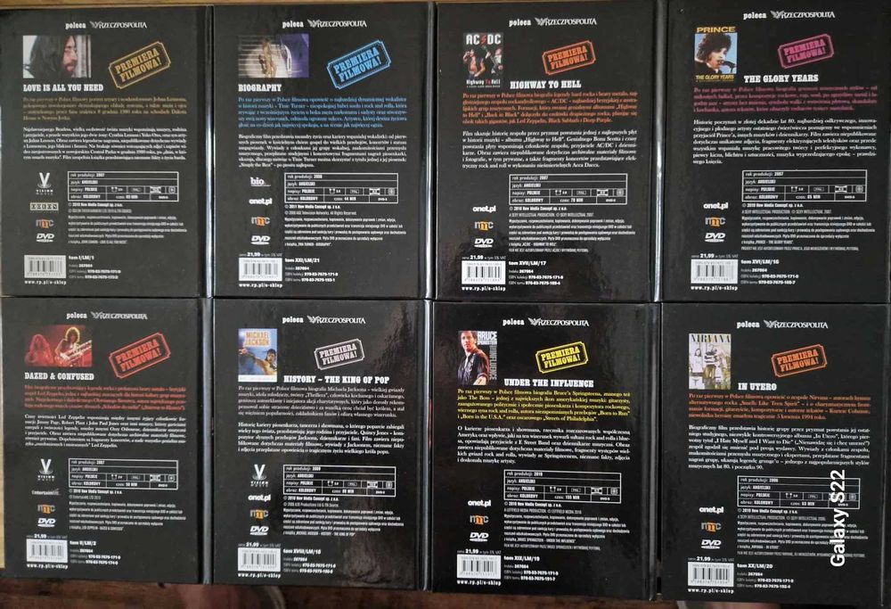 Kolekcja 25 z muzyką  płyt dvd  książka + film