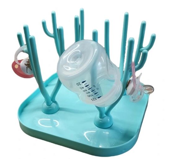 Ociekacz (suszarka) do mycia butelek bedee niebieski