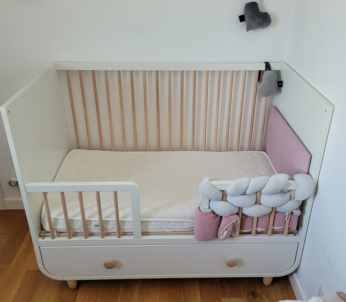 Łóżeczko Ikea Myllra + materac
