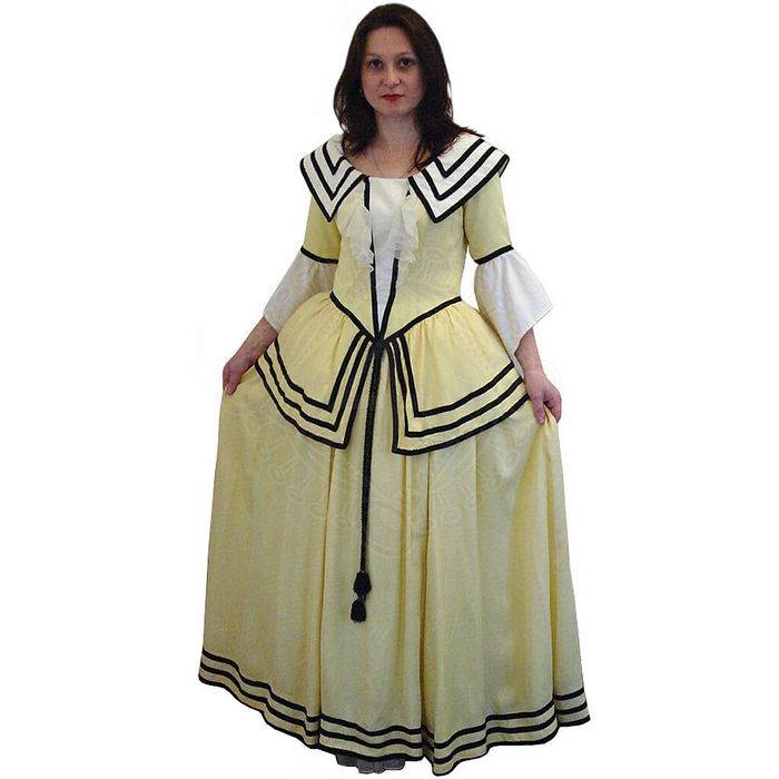 Sukienka w stylu rokoko