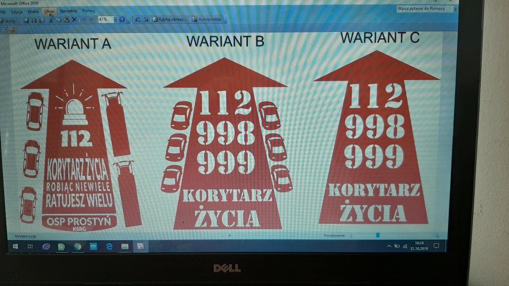 Korytarz życia Straż Pożarna