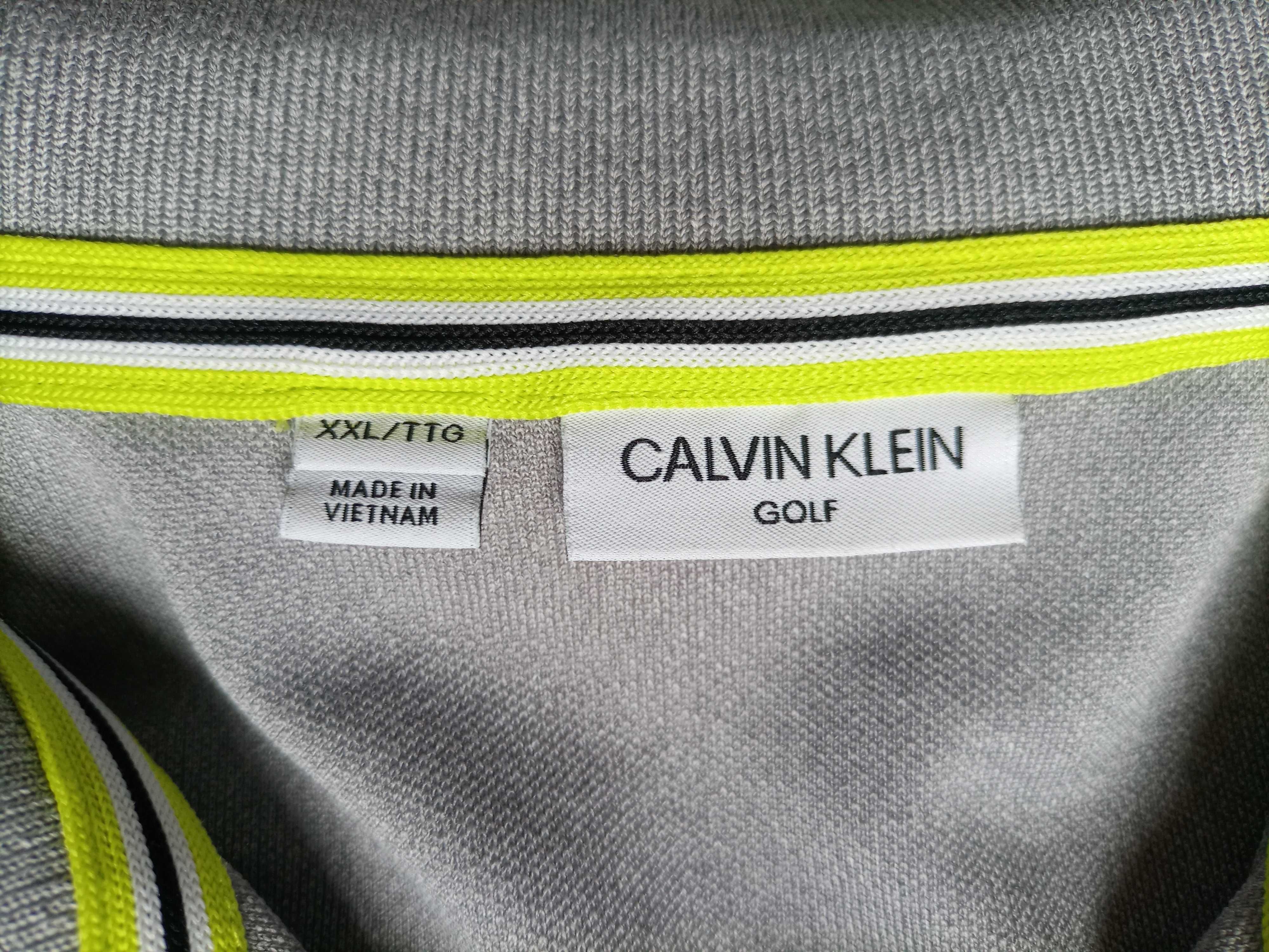 Calvin Klein koszulka męska polo XXL 100% poliey
