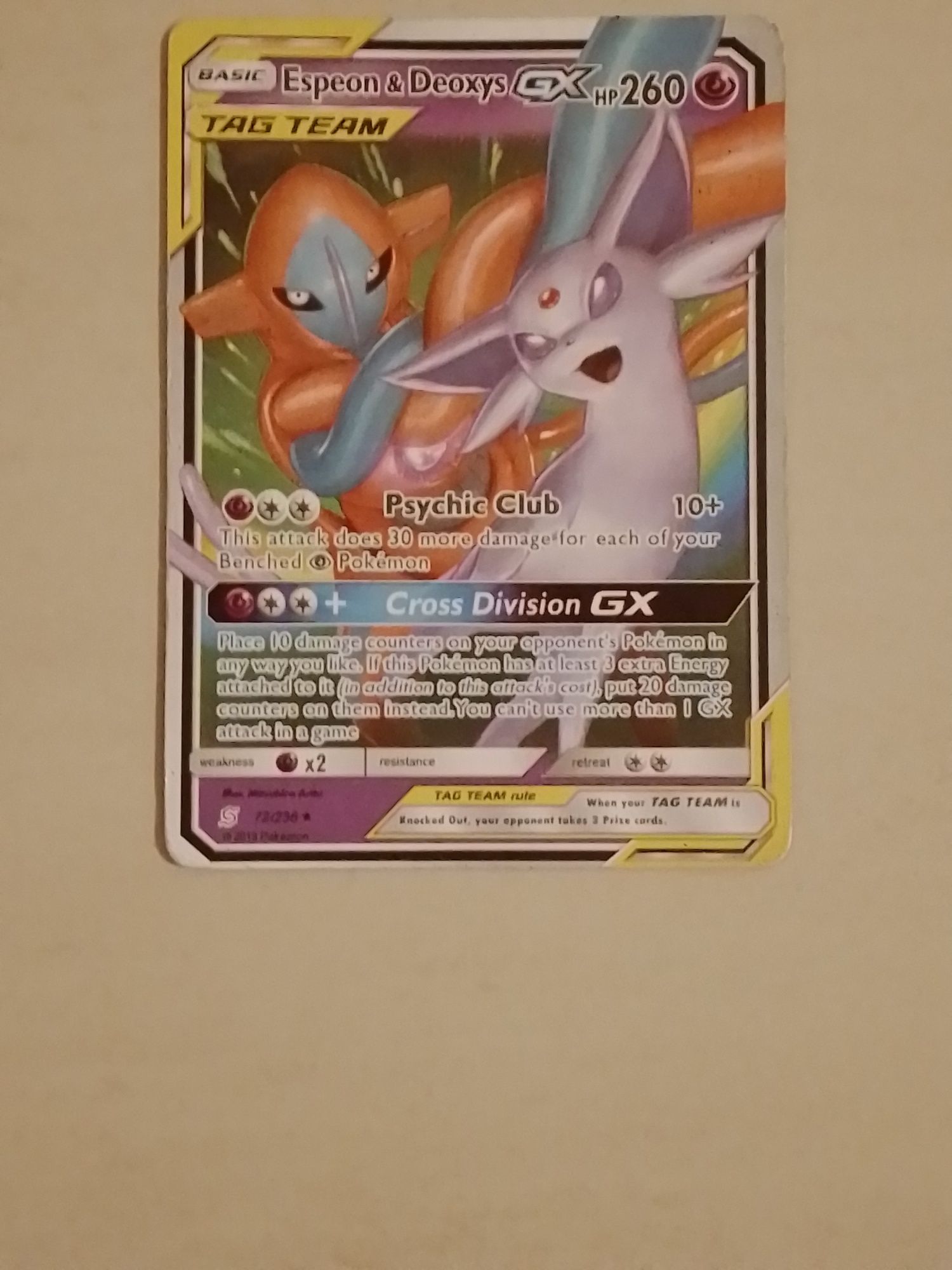 Carta pokemon espeon e deoxys