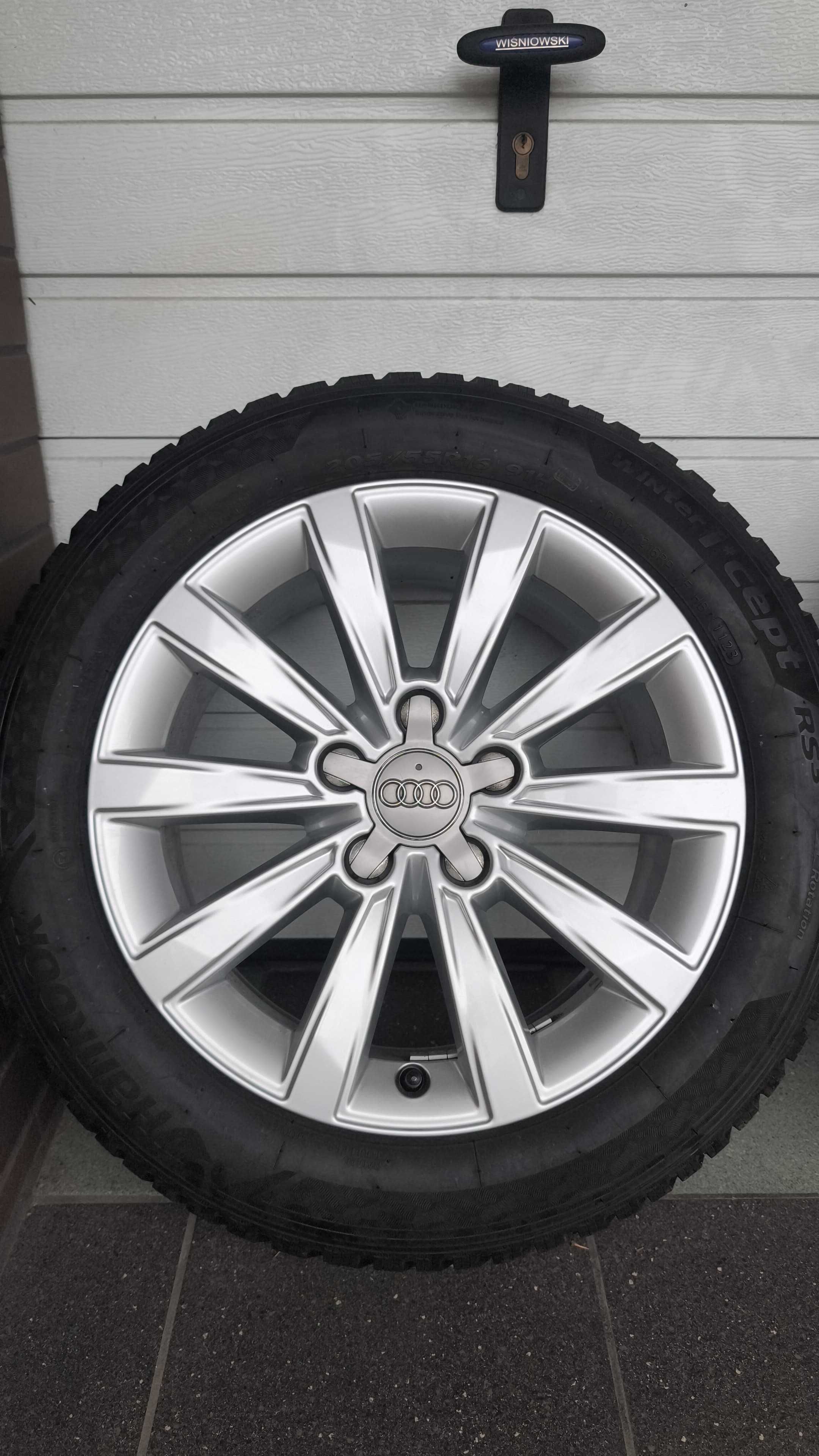 Koła 16' Audi A3 A4 B7 Vw Skoda 5x112 opony zima 205/55/16 (OL1924)