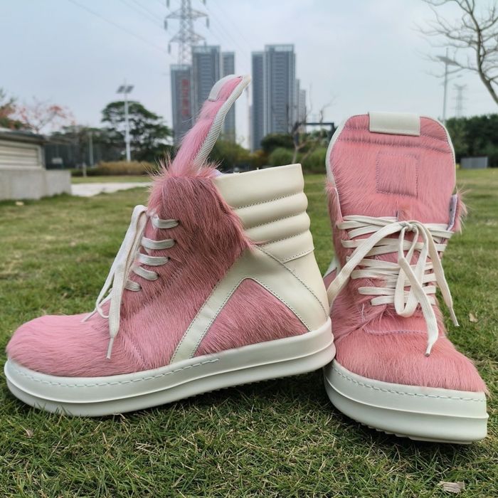 Кросівки Rick owens geobasket Furry/рік овенс геобаскет фуррі