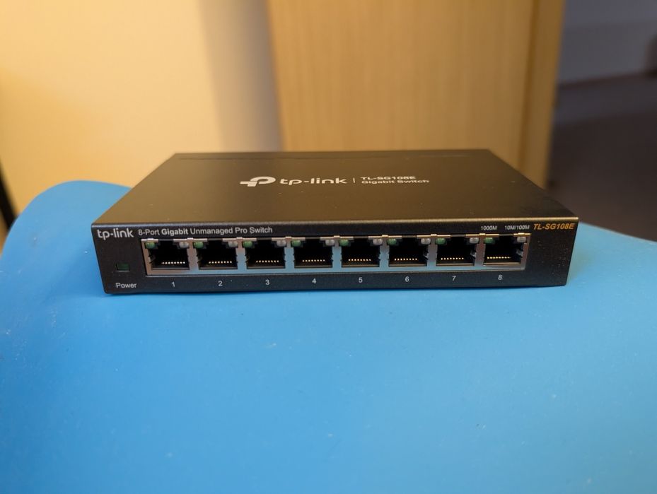 Switch TP-LINK TL-SG108E (8 Portas Gigabit)