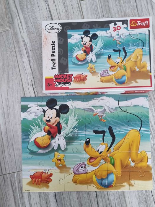 Puzzle Mickey i Pluto 30 sztuk 3+