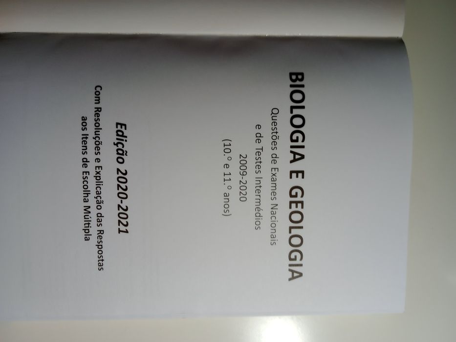 Livro de exame biologia e geologia