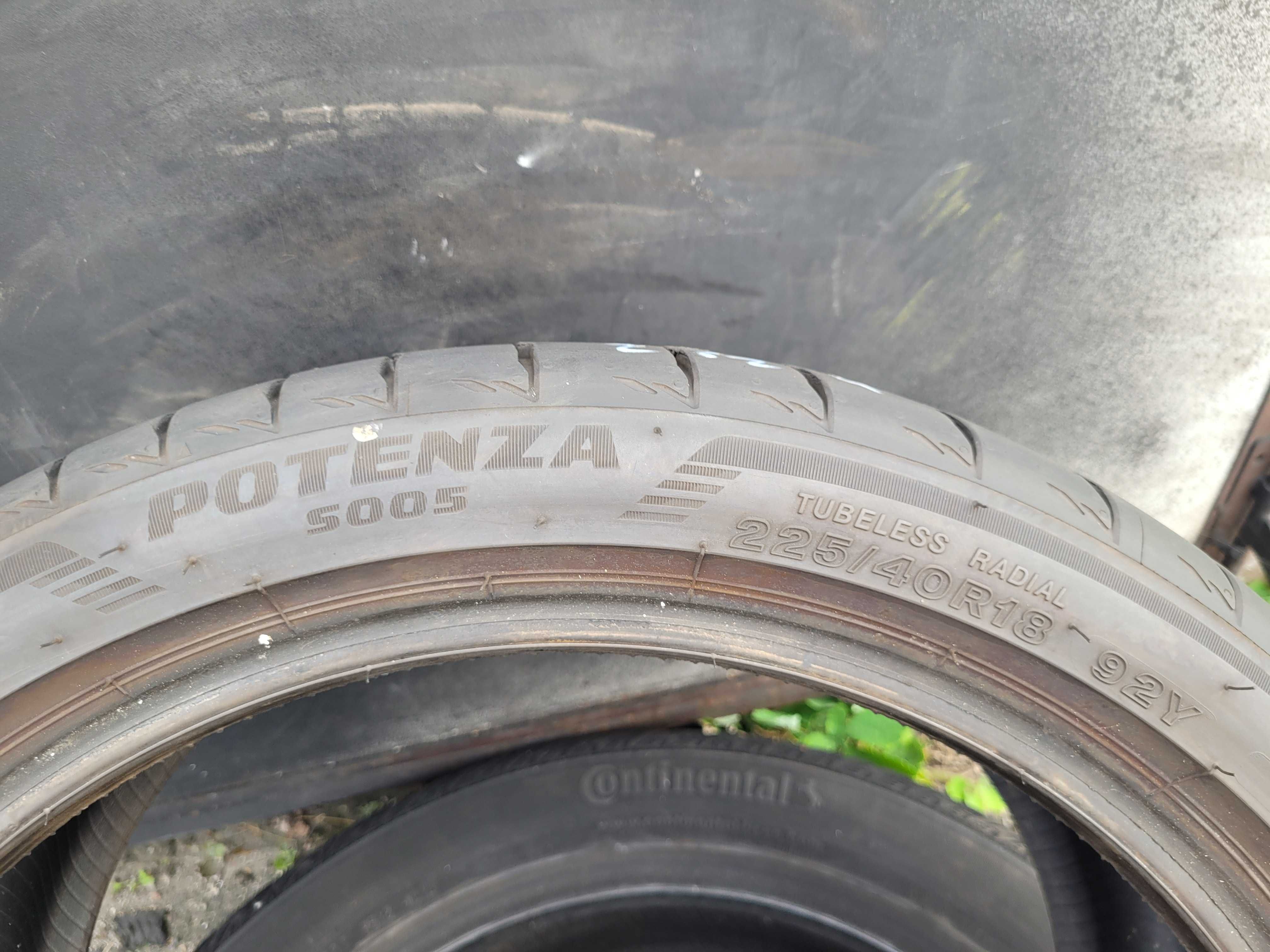 225/40/18 Bridgetsone Potenza S005  6,3mm 2024r 1szt